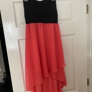 Coral maxi Dress